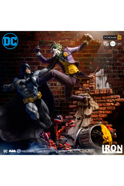 Iron Studios DC Comics Diorama 1/6 Batman vs Joker Battle by Ivan