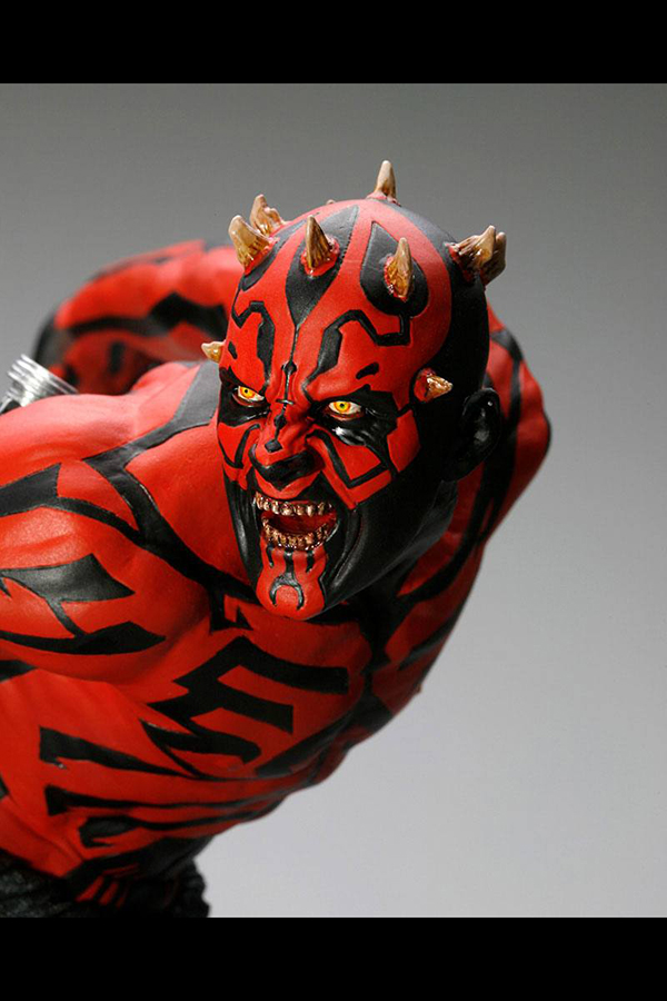 DARTH MAUL JAPANESE UKIYO-E STYLE LIGHT UP EDITION STATUETTE STAR WARS Kotobukiya 28 Cm