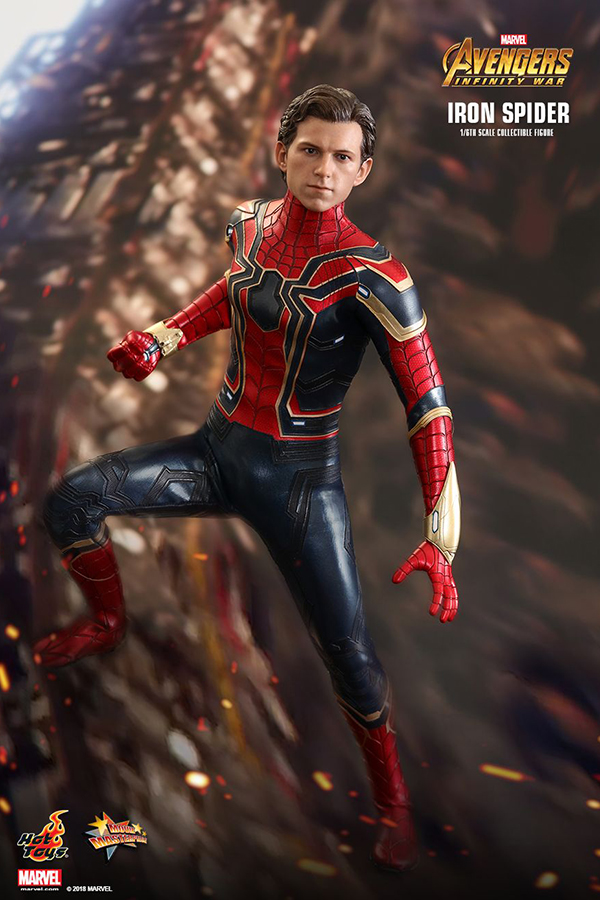 iron spider infinity war hot toys