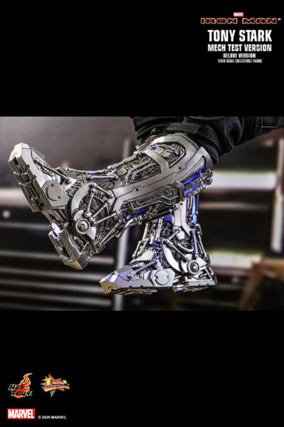 Hot Toys 1:6 Tony Stark Mech Test Version - Figura Iron Man Da Collezione - 3
