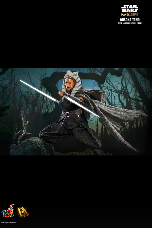 Hot Toys 1:6 Ahsoka Tano Action Figure Da Collezione, Star Wars: The Mandalorian, DX Series, 28,5 Cm - 5
