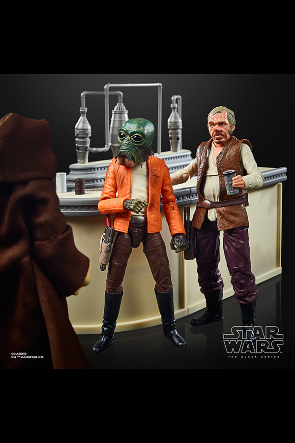 Hasbro Pulse Con 2021: The Black Series Power Of The Force Cantina Showdown Playset Oop 9