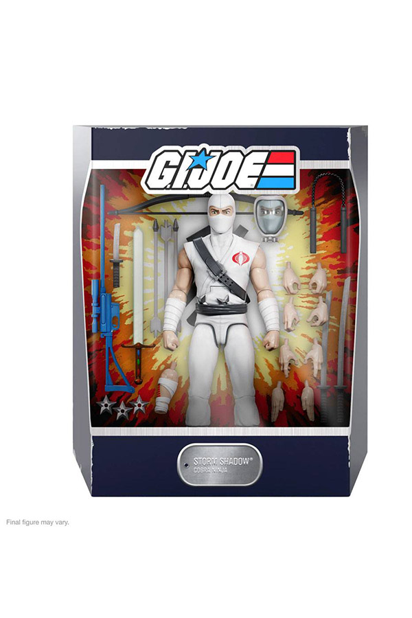 G.I.JOE Storm Shadow Super7 Ultimates - Figurine 17cm Neuve