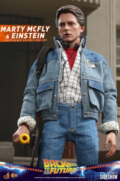 Hot Toys Back to the Future 1/6 Marty McFly & Einstein EXCLUSIVE