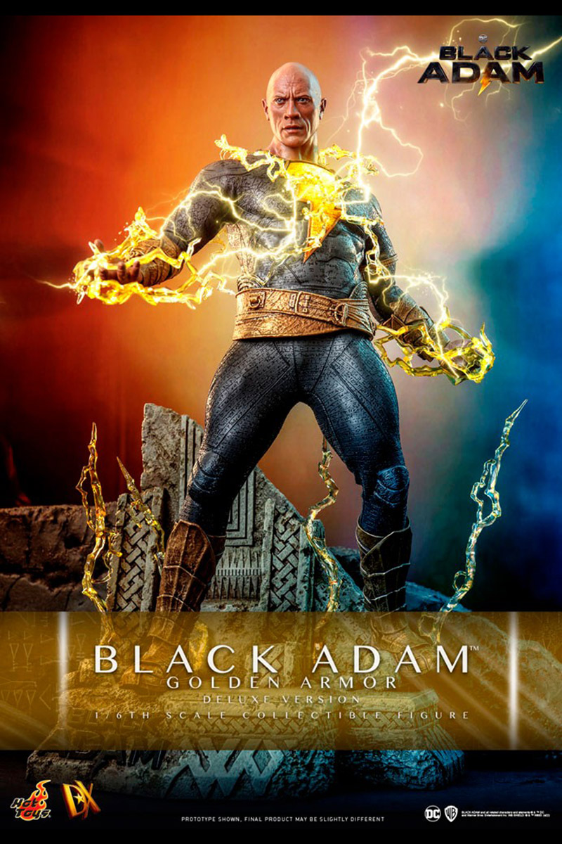 Hot Toys Black Adam DX Action Figure 1/6 Black Adam (Golden Armor
