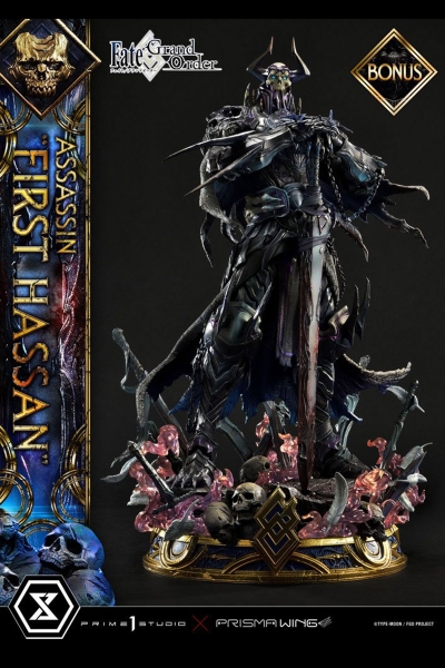 Ichiban Kuji Fate Grand Order - Mini Board Visualizzazione Assassin Hassan (D Award) - Figura Da Collezione 21-30 Cm