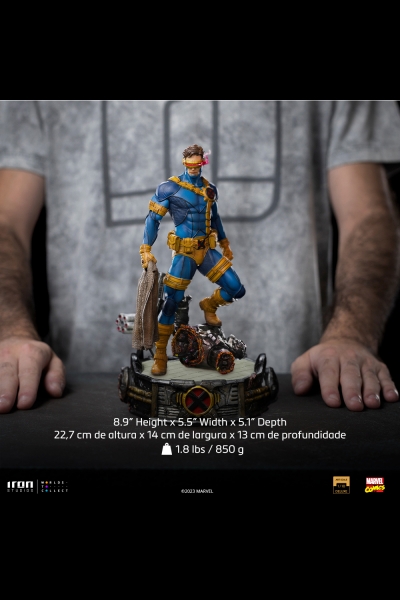 Iron Studios Statua Art Scale 1/10 – Ciclope Unleashed Deluxe (X-Men) – 22,7 Cm – Collezionabile Ufficiale