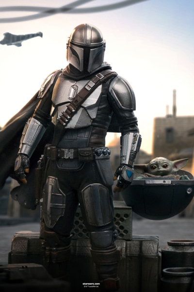 Mandalorian & The Child Statuette 1/7 ARTFX+ Star Wars The Mandalorian Kotobukiya 26 cm - Kingdom Figurine