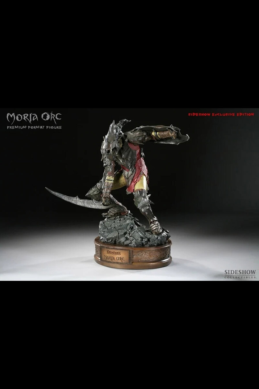 Figurine Sideshow Collectibles Le Seigneur Des Anneaux : Orc Swordsman Moria (Ex)