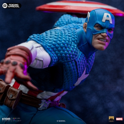 Iron Studios Art Scale 1/10 Marvel Comics Captain America Deluxe