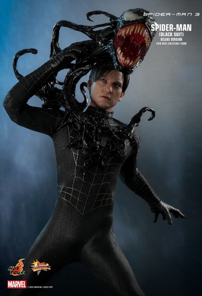 Hot Toys Marvel Comics Spider-Man 3 : Spider-Man ( Black Suit ) Deluxe -  HYPERTOYS