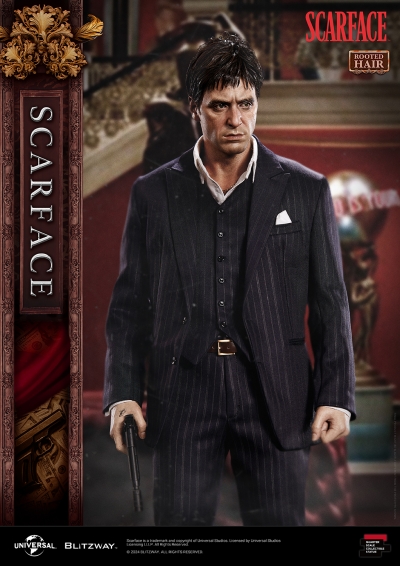 Blitzway 1/4 Scarface - Tony Montana rooted hair ver. - HYPERTOYS