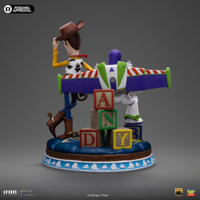 Iron Studios Art Scale Deluxe 1/10 - Toy Story - Buzz & Woody