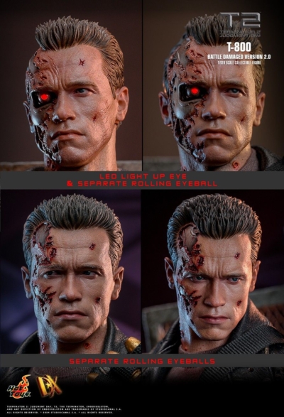 Hot Toys - Terminator 2 : Judment Day - Terminator T-800 Battle