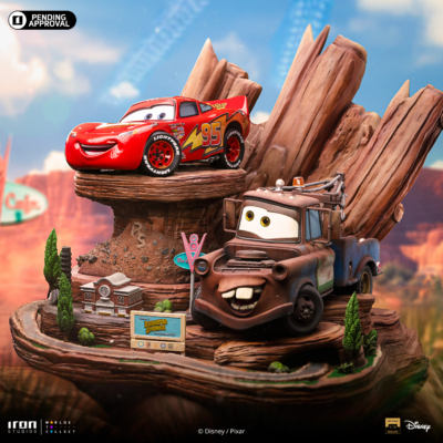 Iron Studios Deluxe Art Scale 1/10 Statue Lightning Mcqueen & Tow