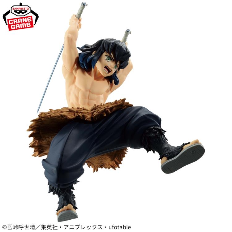 Figura Action Banpresto Inosuke Hashibira - Demon Slayer (Kimetsu No Yaiba) Vibration Stars, 13 Cm, PVC - 3