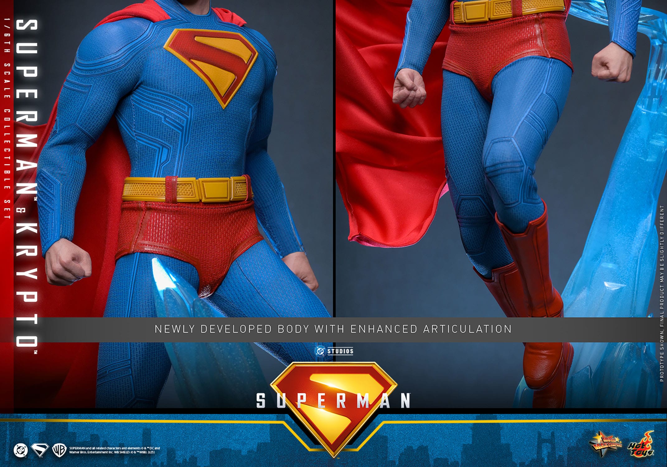 HotToys- Superman (2025) Movie Masterpiece Action Figure 1/6