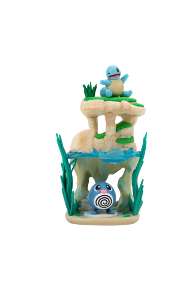 Jazwares - Pokémon Environment Set Shoreside Lake & Poliwag