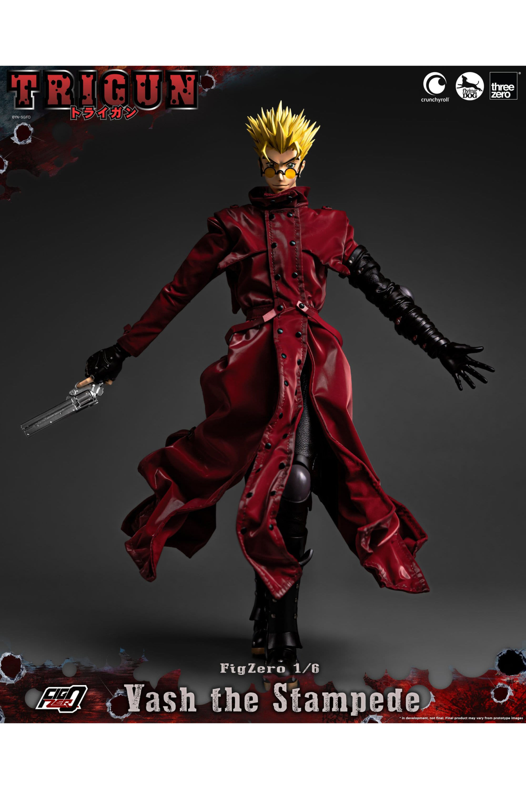 Threezero: Trigun FigZero Action Figure 1/6 Vash the Stampede 3