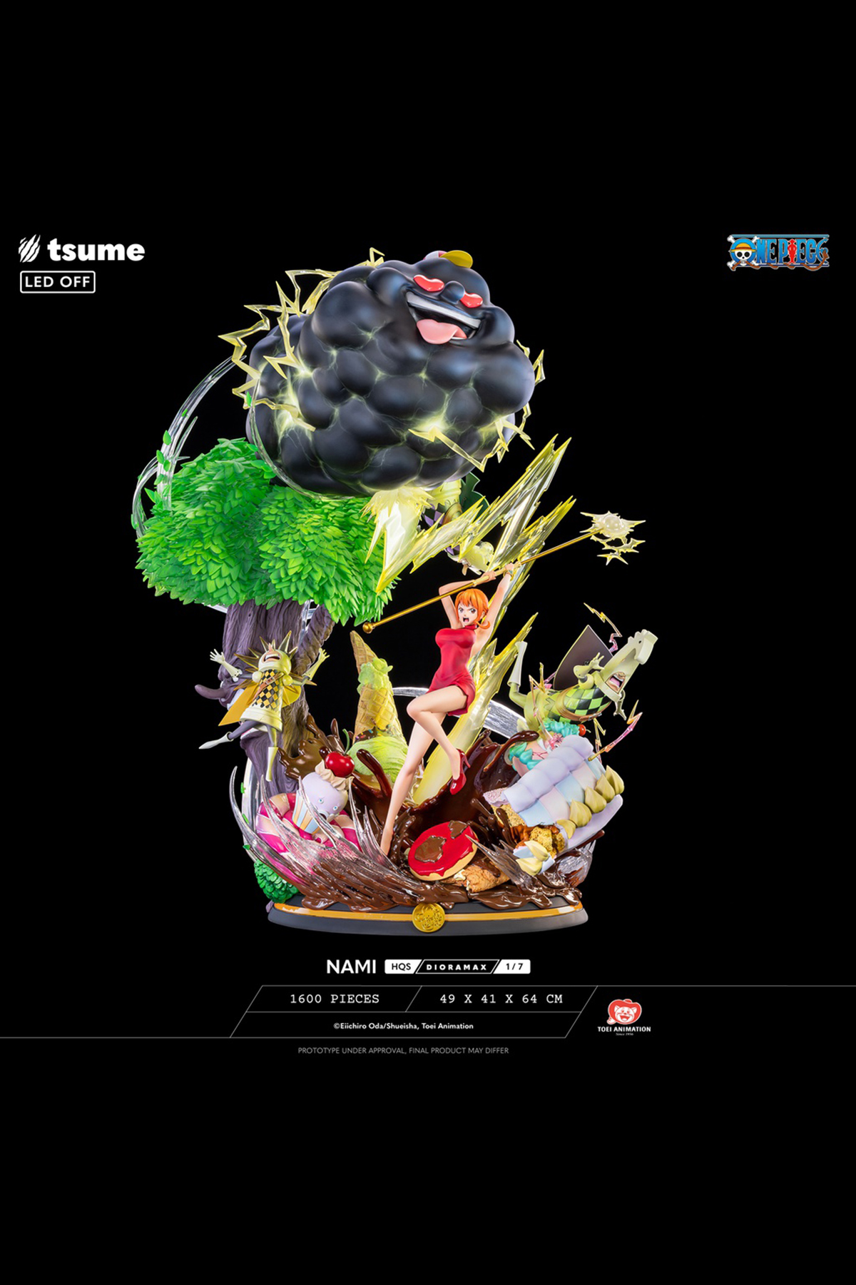 Tsume Art One Piece HQS Dioramax Nami 1/7 Scale - HYPERTOYS